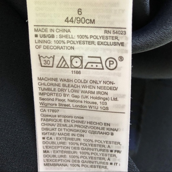 Banana Republic Navy plaid Pencil midi skirt - Picture 5 of 6